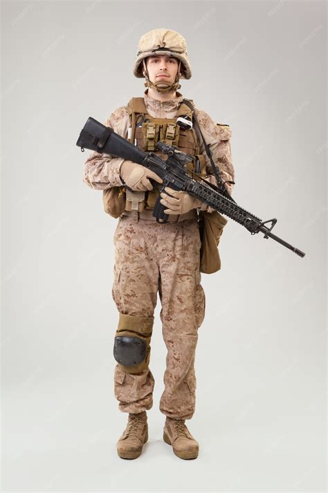 Infantry Soldier in Combat Gear